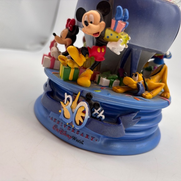 Walt Disney World 30th Anniversary Character Castle Celebration Snow Globe - Picture 9 of 16